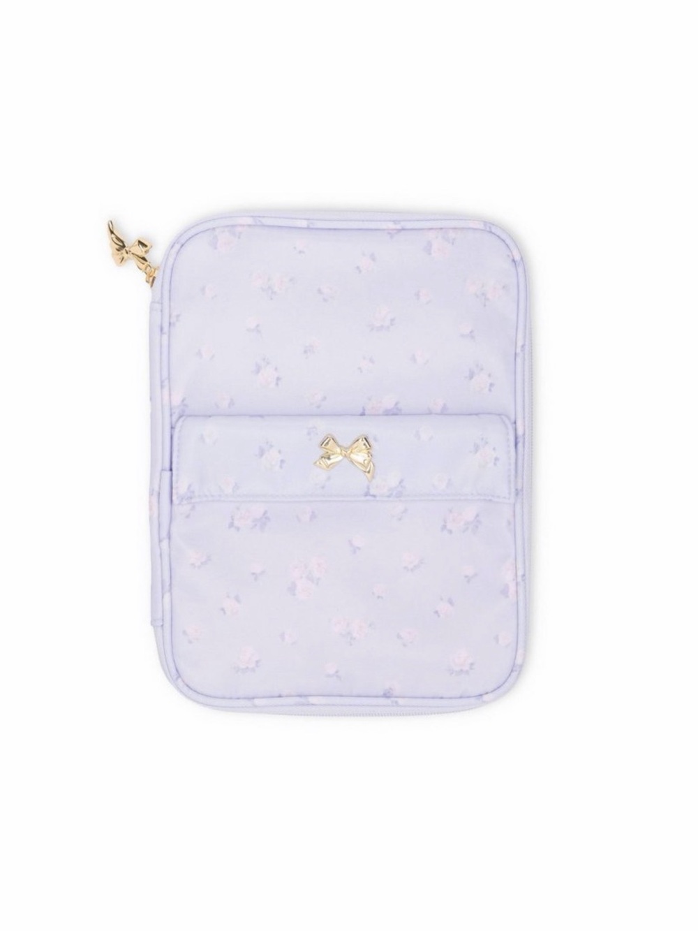 Love Shack Fancy Yoobi Floral Tech organizer whisper blue